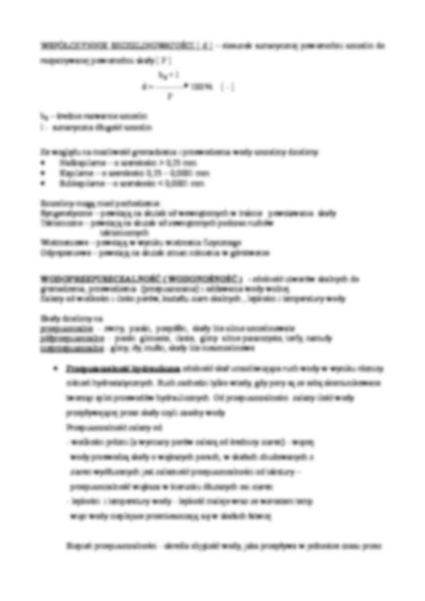 Własności hydrogeologiczne skał - strona 3