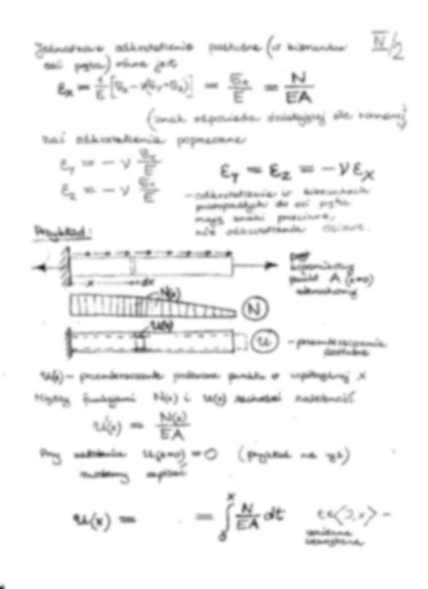 Ćwiczenia - rozciąganie, ściskanie osiowe - strona 2