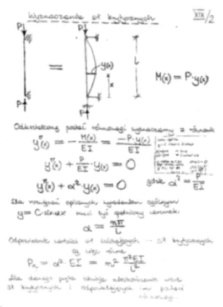 Ćwiczenia - stateczność prętów prostych - strona 2