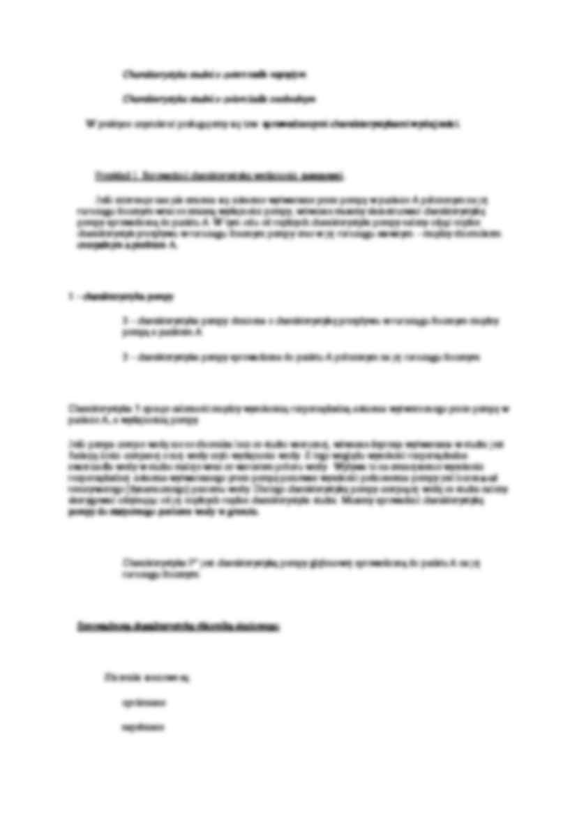 Charakterystyki wydajności źródeł zasilania systemu dystrybucji wody - strona 2