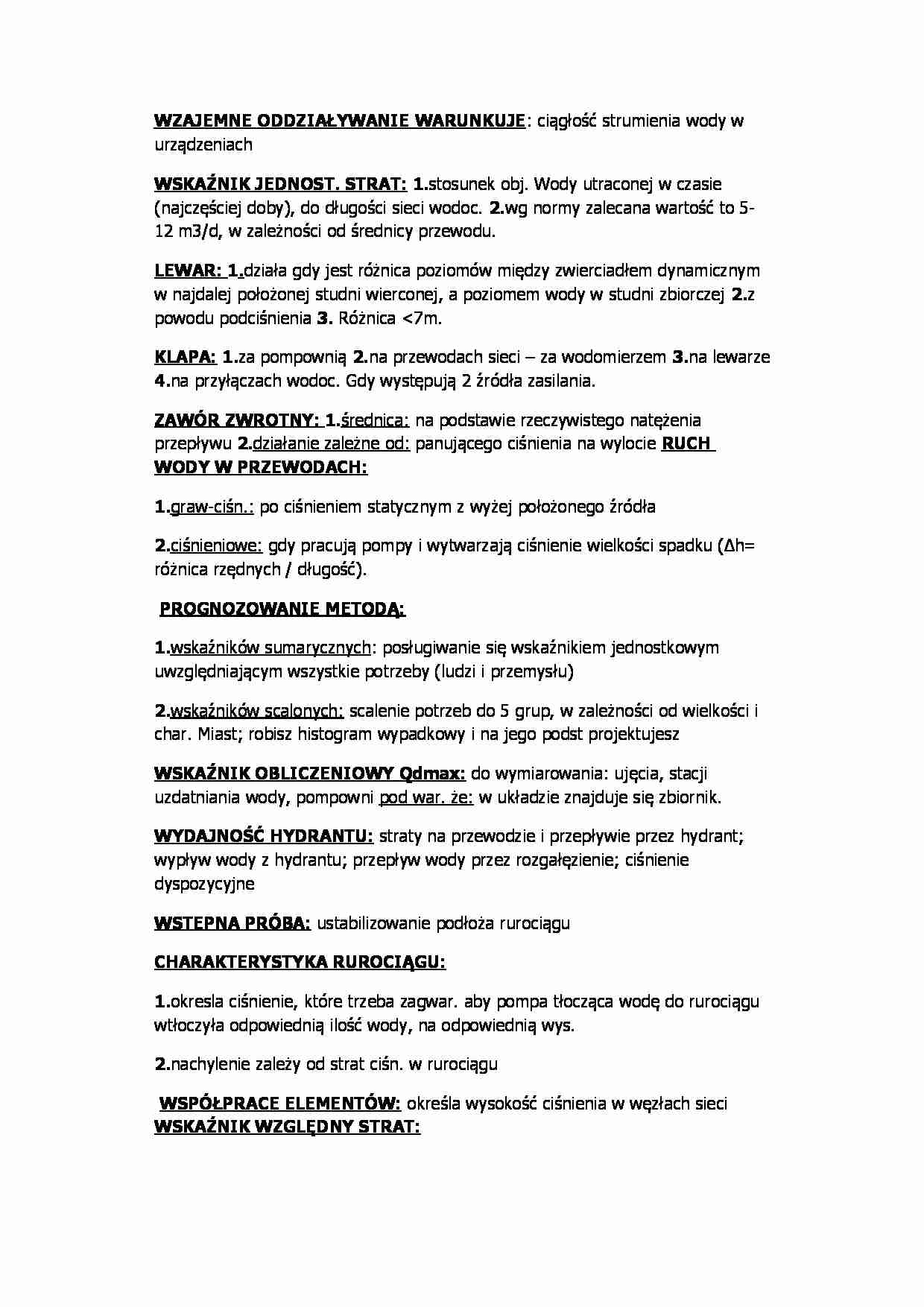 Materiały na zaliczenie - strona 1