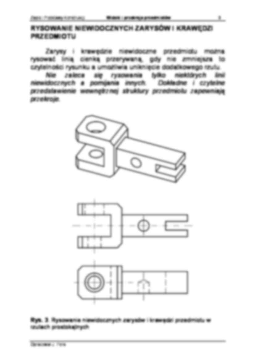 Widok i przekroje przedmiotów-opracowanie - strona 3