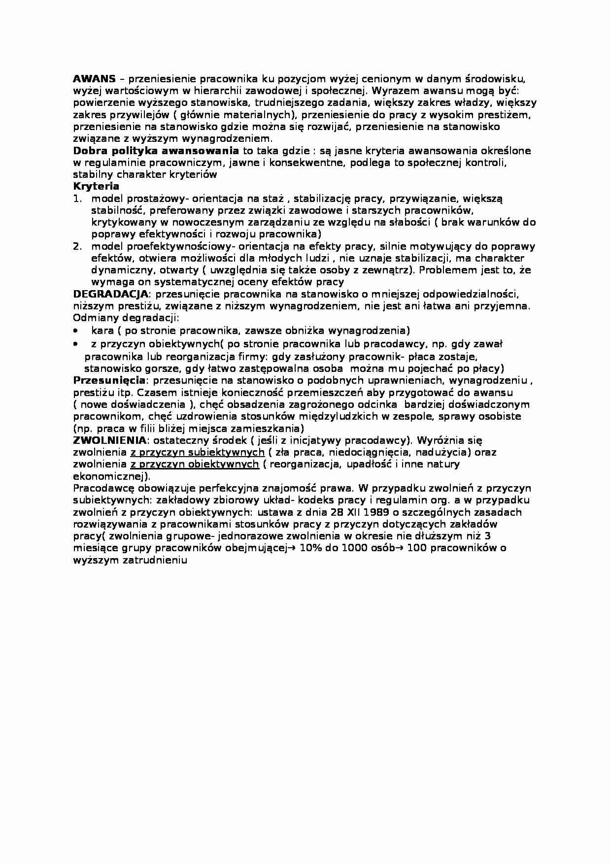 Awans-opracowanie - strona 1