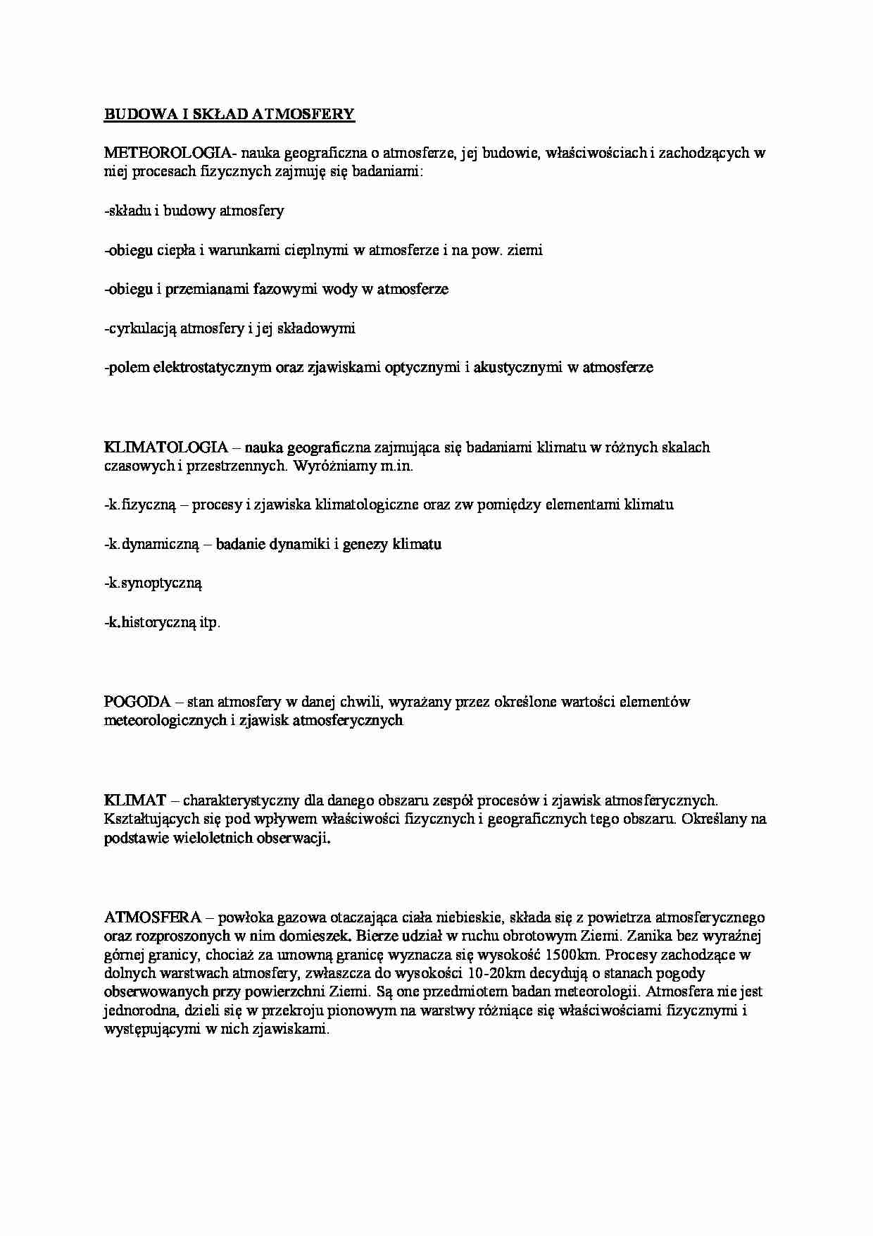 Budowa i skład atmosfery - strona 1