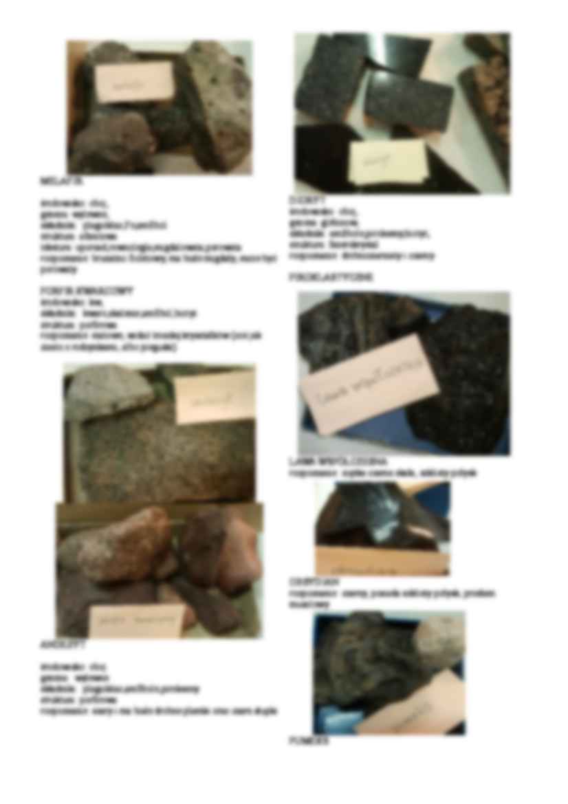 Wykład z geologii - Skały magmowe - strona 2