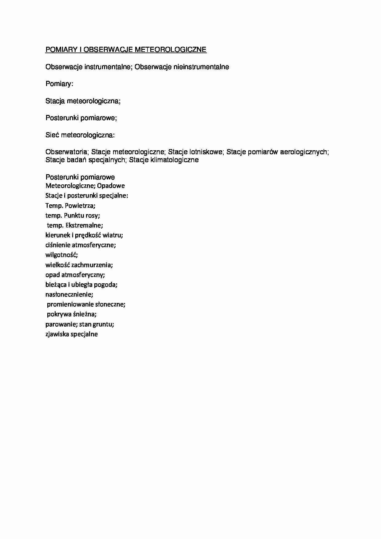 Pomiary i obserwacje meteorologiczne - strona 1