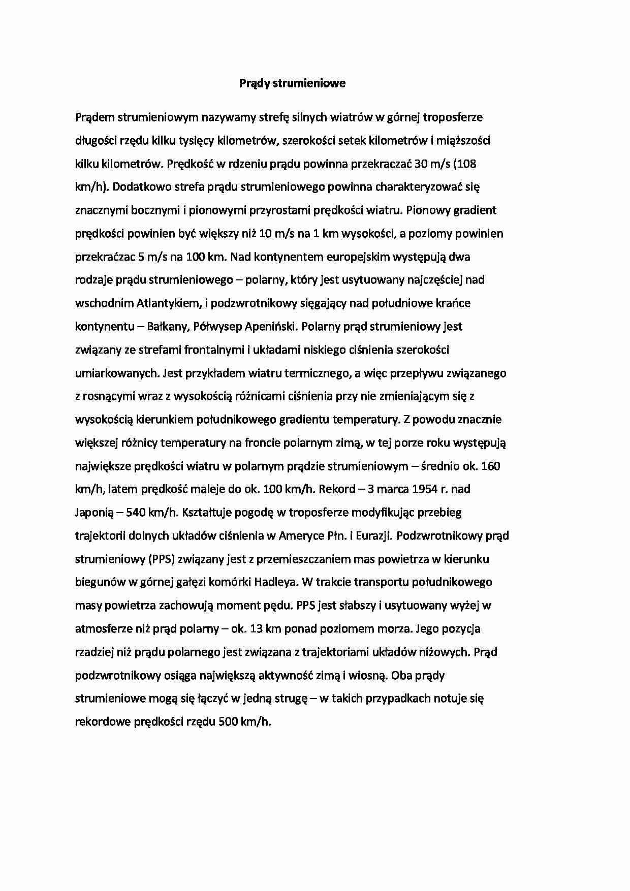 Prądy strumieniowe - wykład - strona 1