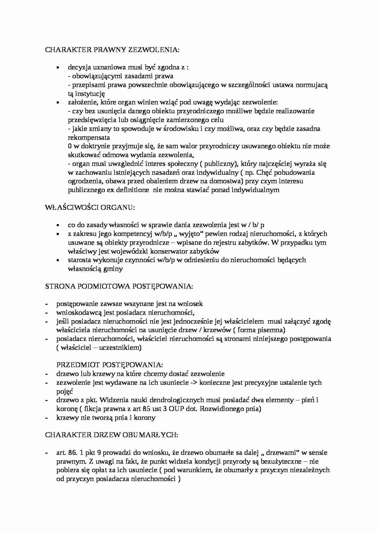 Charakter prawny zwolnienia - wykład - strona 1