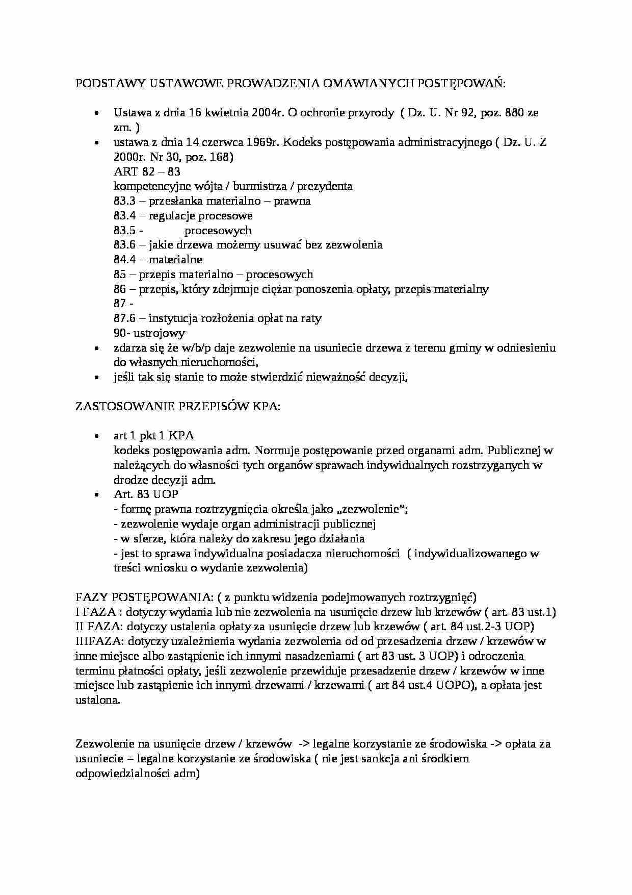 Prowadzenie postępowań - opracowanie - strona 1