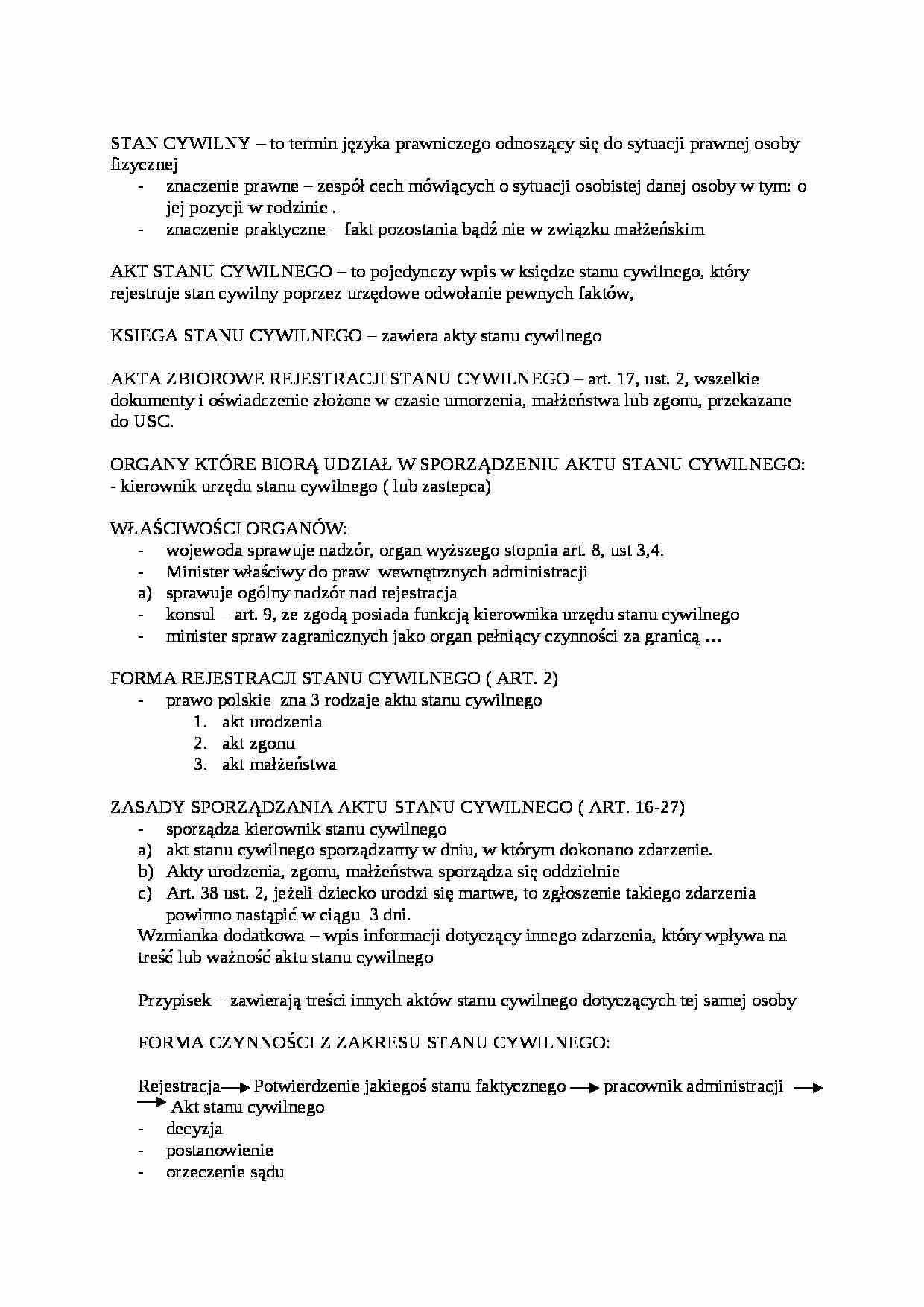 Podstawy prawa administracyjnego - wykład - strona 1