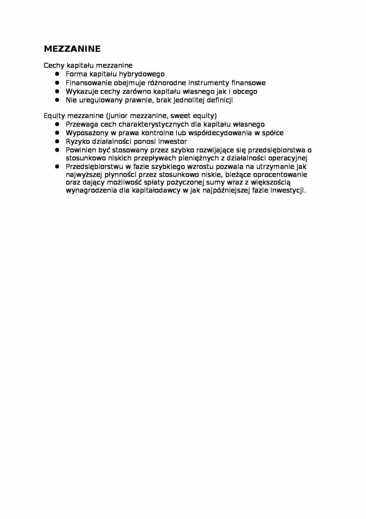 Mezzanine - opracowanie - strona 1