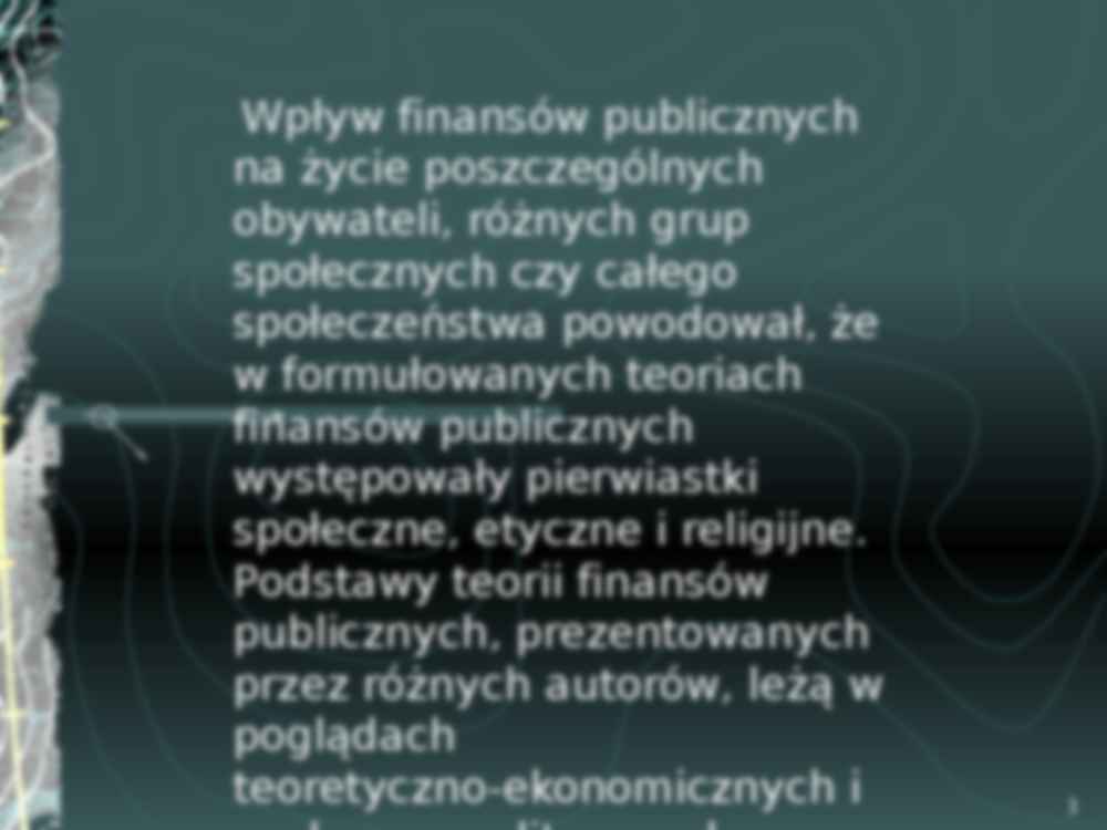 Teorie finansów publicznych - prezentacja - strona 3
