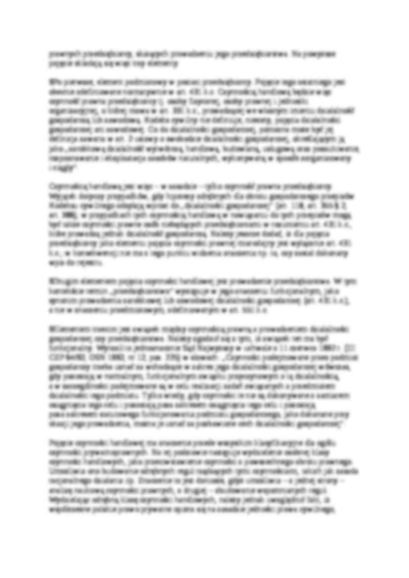Czynności prawne w obrocie gospodarczym - wykład - strona 3