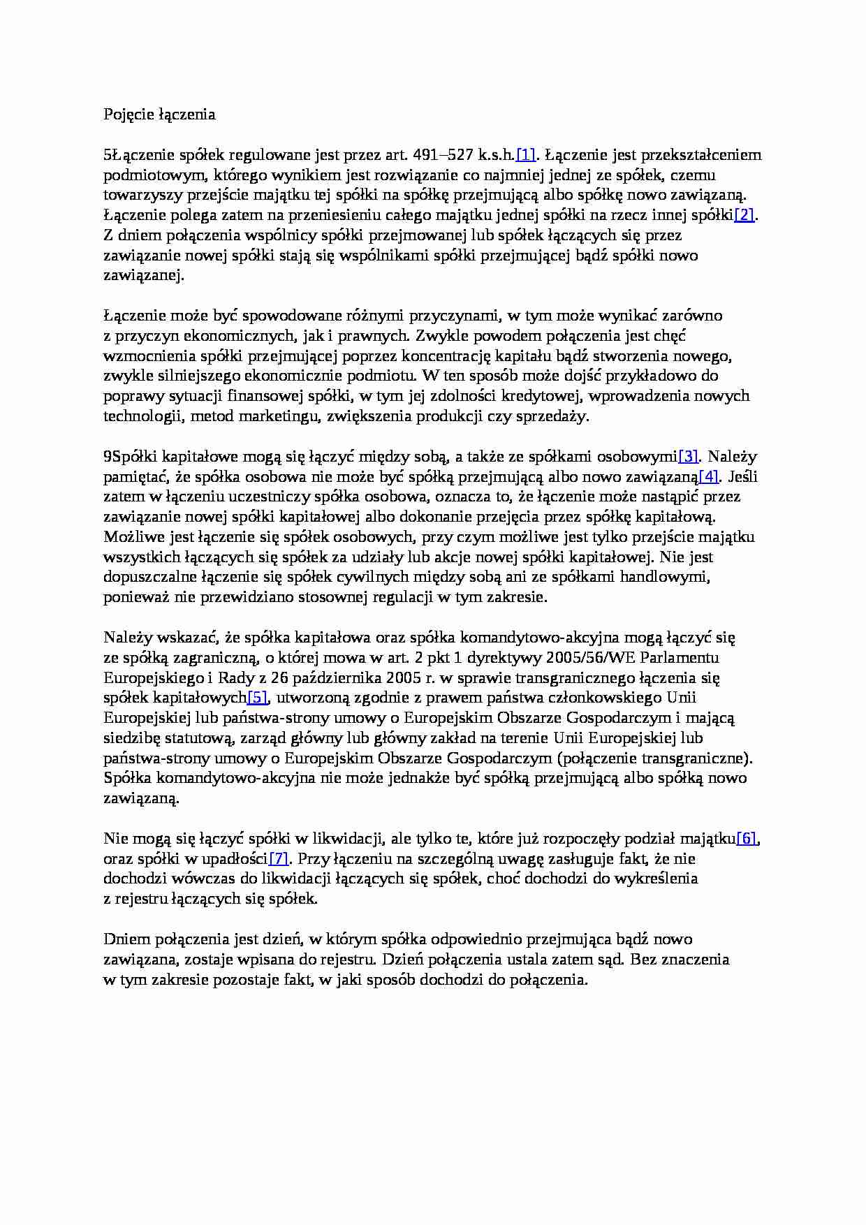 Pojęcie łączenia - wykład - strona 1