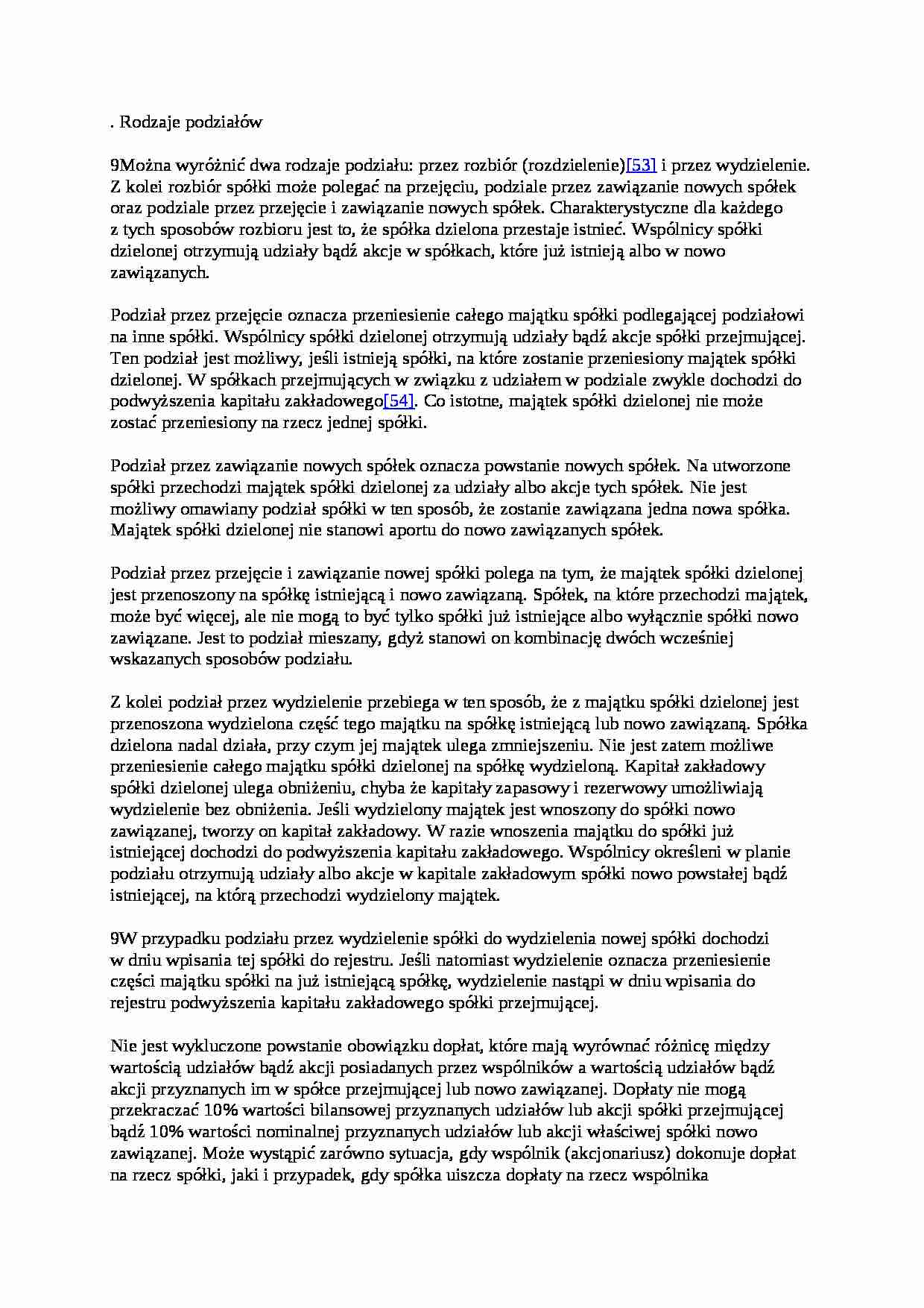 Rodzaje podziałów - wykład - strona 1