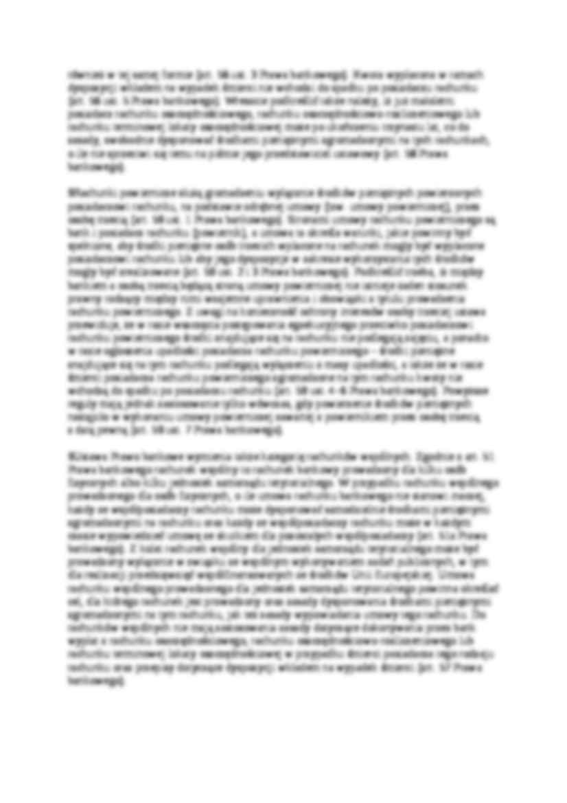 Rodzaje rachunków bankowych - wykład - strona 3