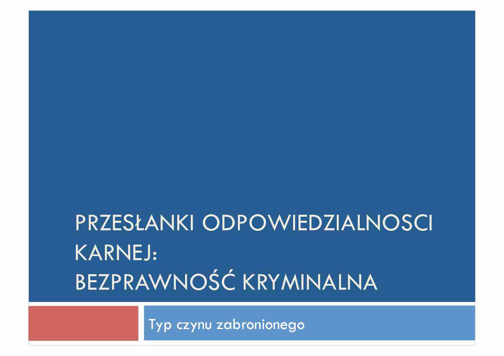 Skrypt - typ czynu zabronionego - strona 1