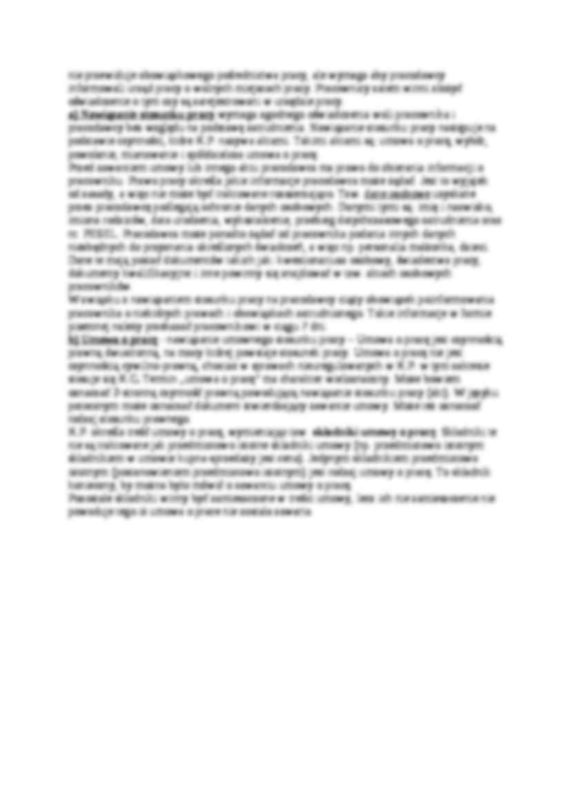 Strony stosunku pracy - wykład - strona 2