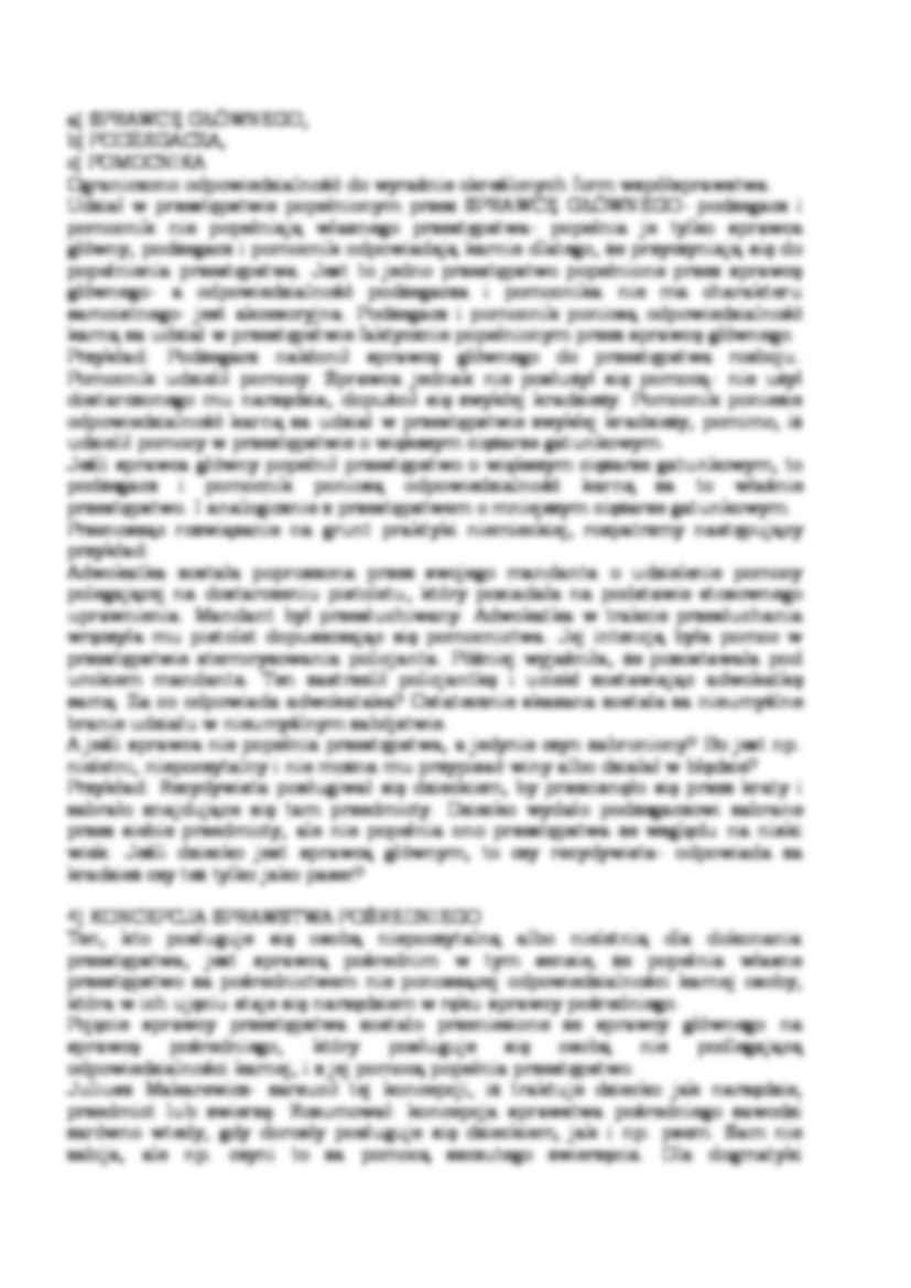 Formy zjawiskowe przestępstwa - opracowanie  - strona 2