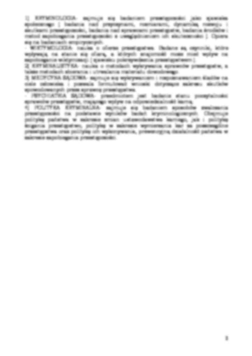 Przedmiot i źródła prawa karnego - opracowanie - strona 2