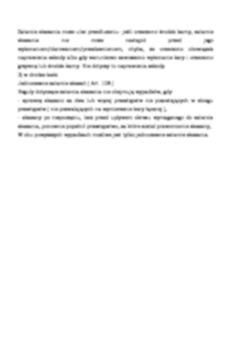 Zatarcie skazania - opracowanie tematu  - strona 2