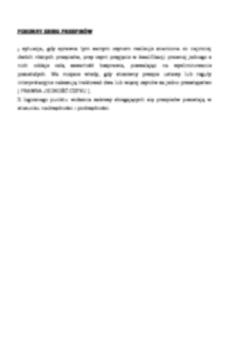 Zbieg przepisów i przestępstw - opracowanie  - strona 2
