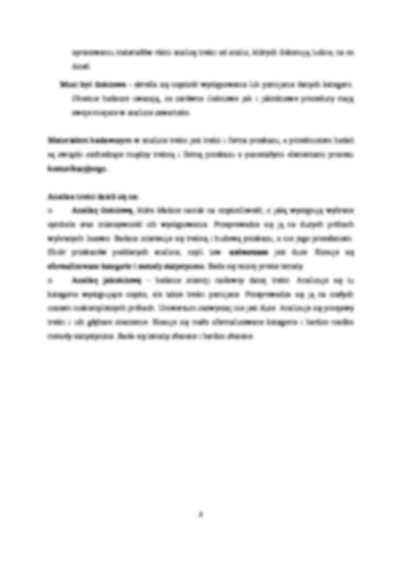 Jakościowa i ilościowa analiza treści - opracowanie  - strona 2