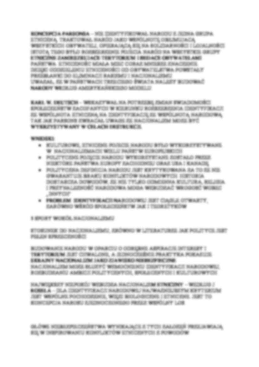 Naród w refleksji socjologicznej - wykład  - strona 2