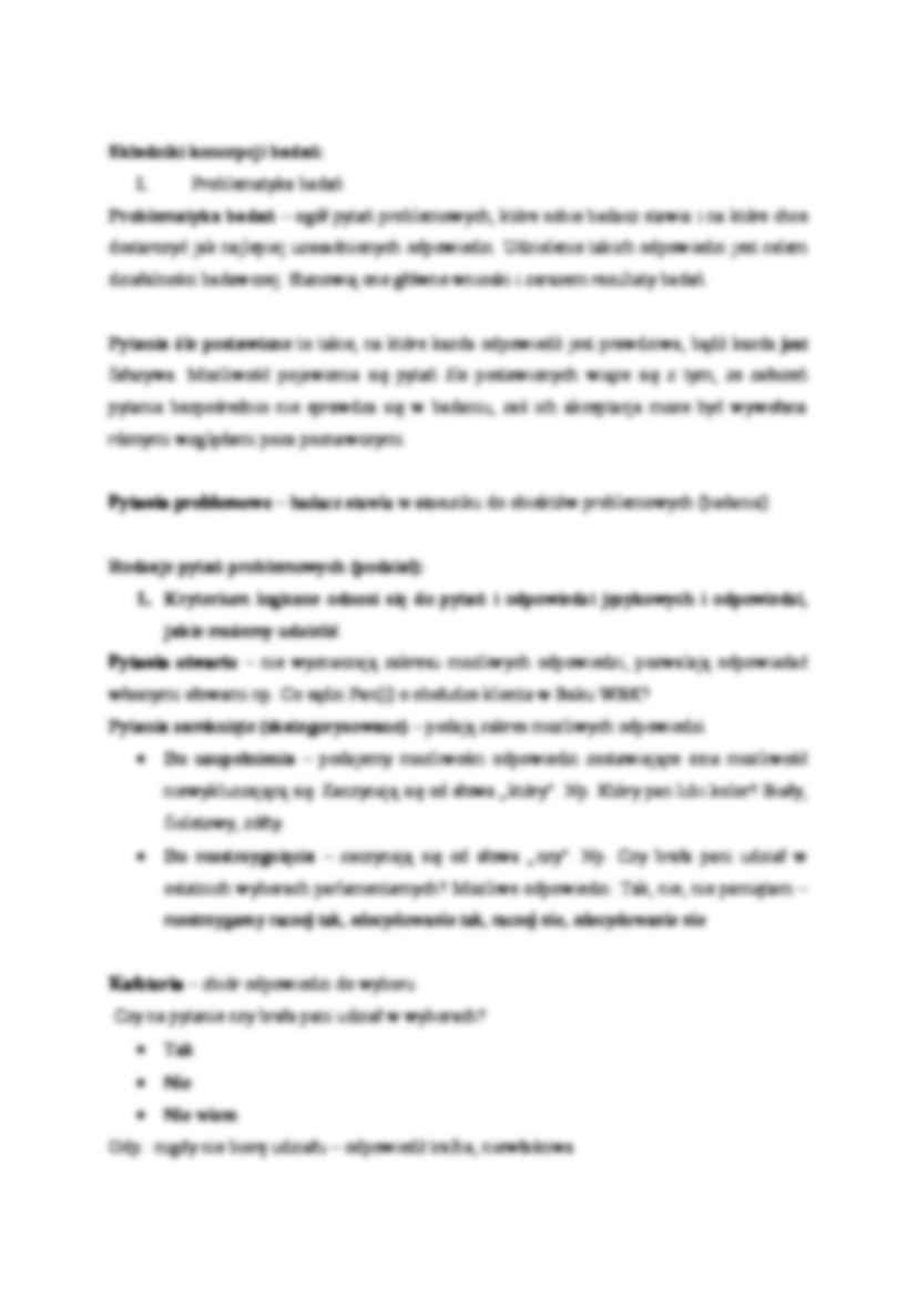 Proces badawczy - wykład  - strona 2