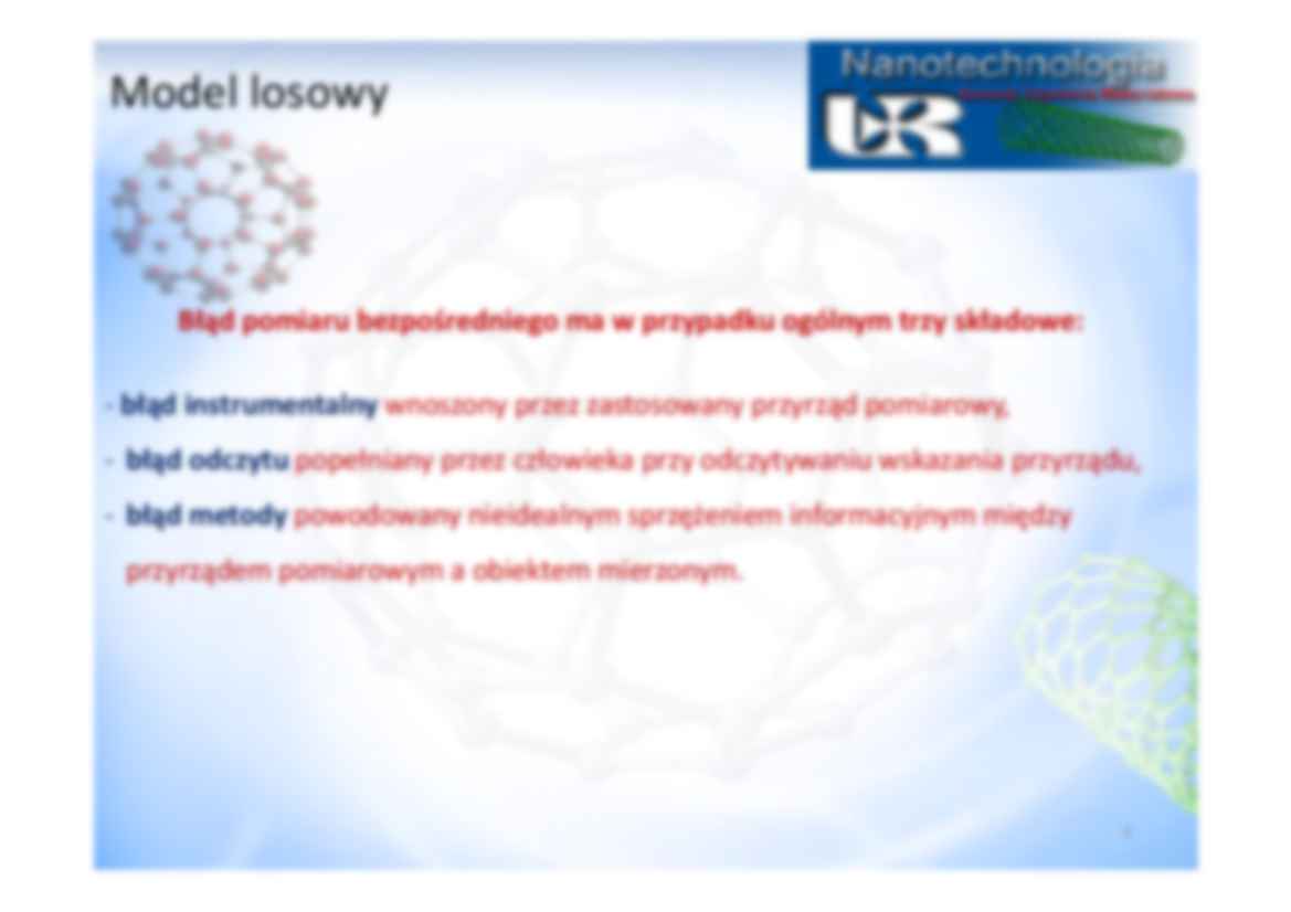 Błędy i niepewności pomiarowe - wykład 4 - strona 3