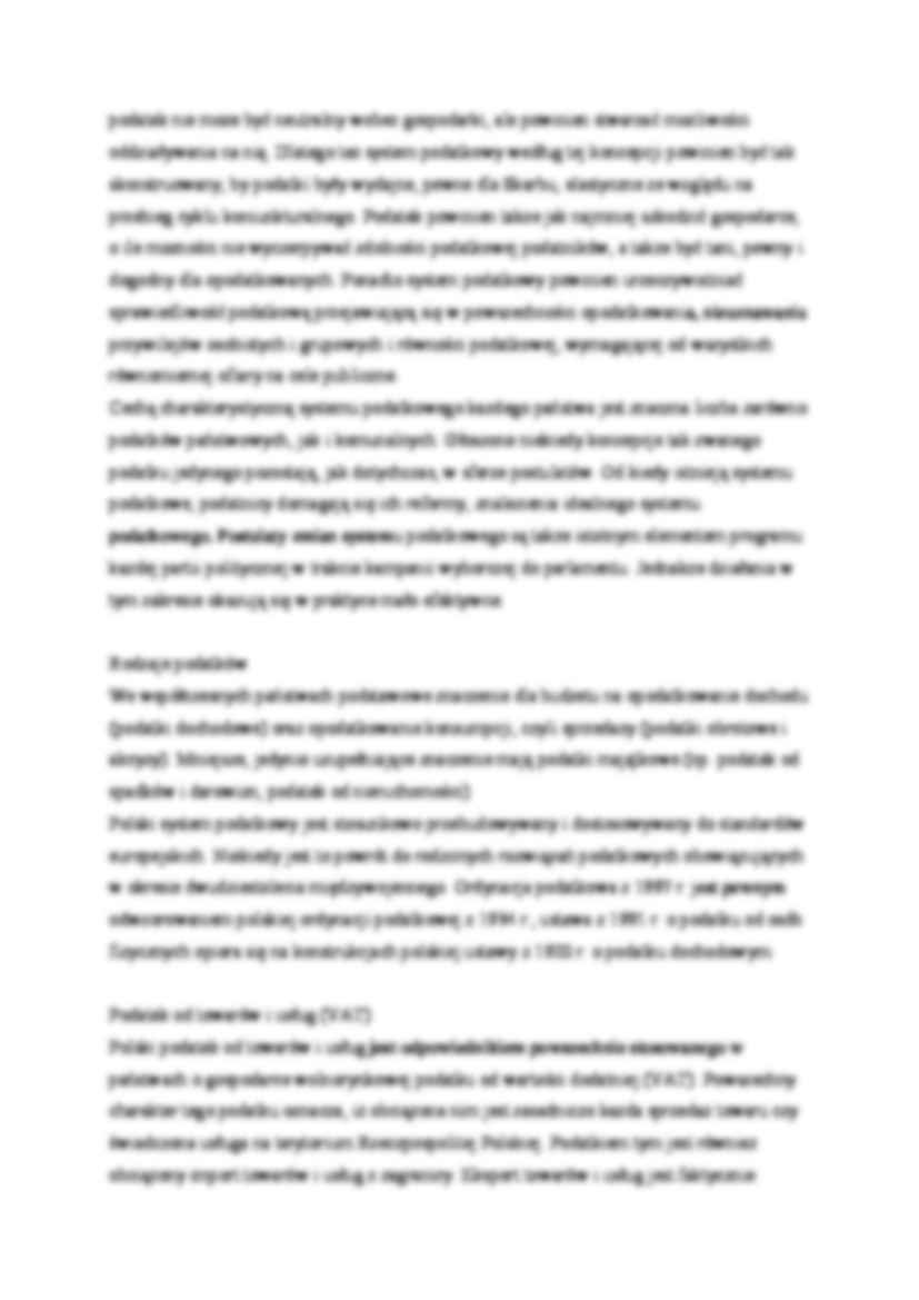 System podatkowy w Polsce - wykład. - strona 2