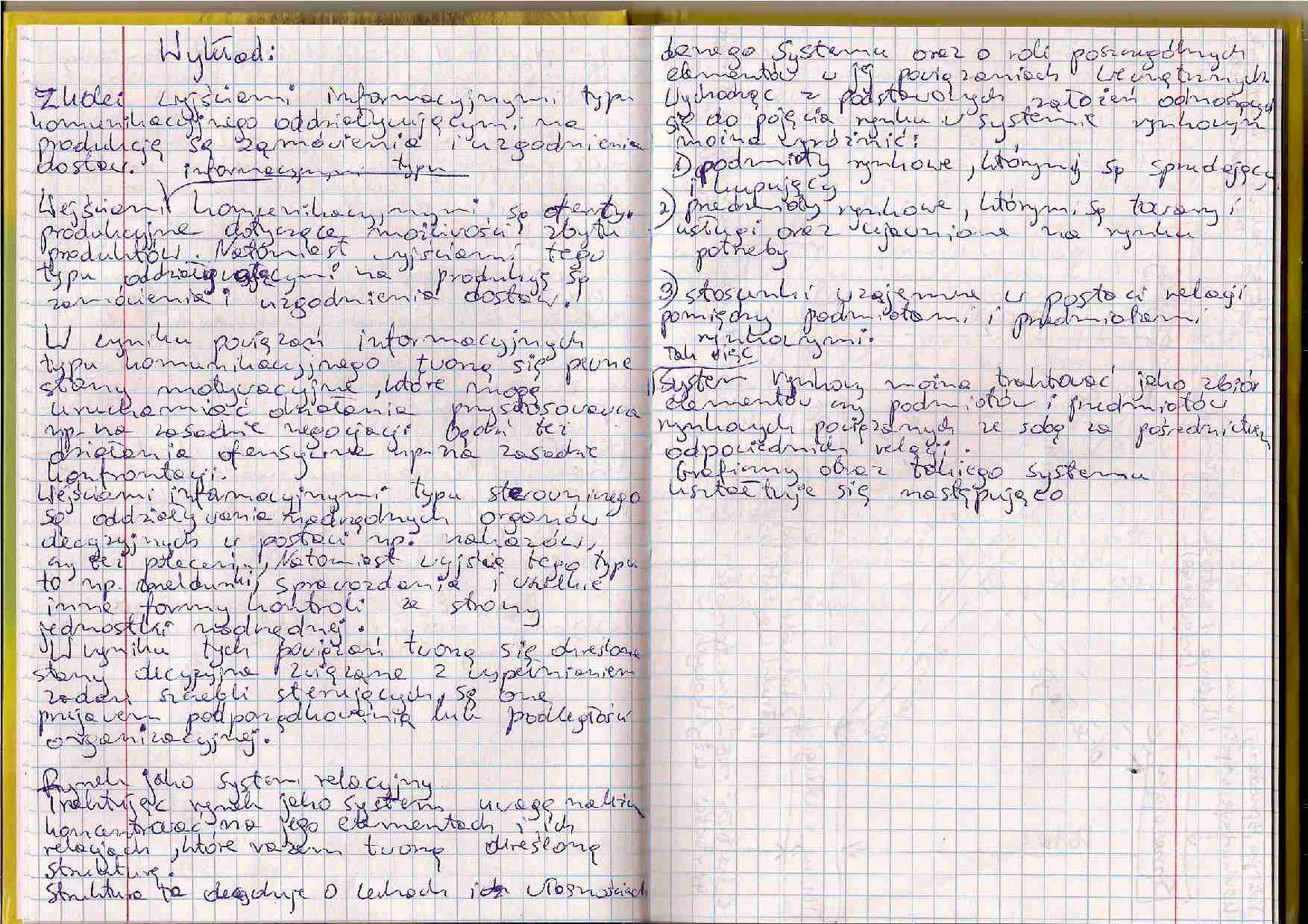 Analiza wolnego rynku - wykład i ćwiczenia - strona 1