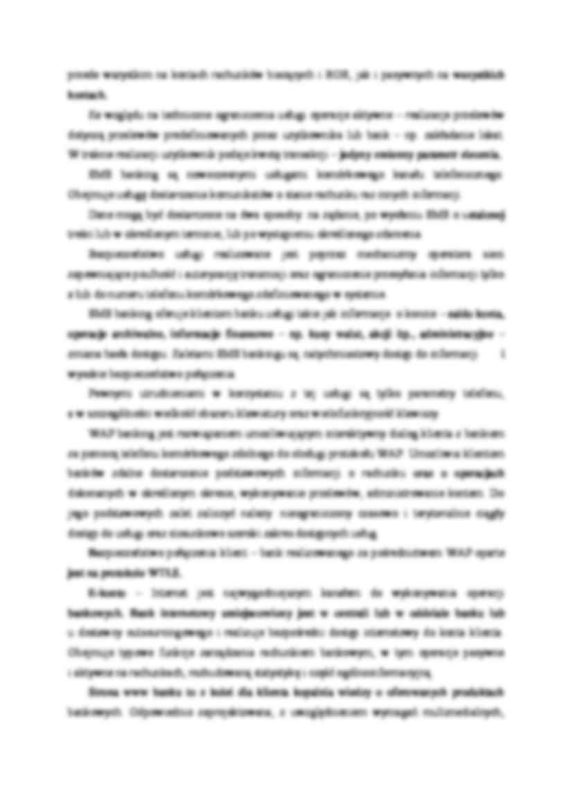 Formy bankowości elektronicznej - wyklad. - strona 2