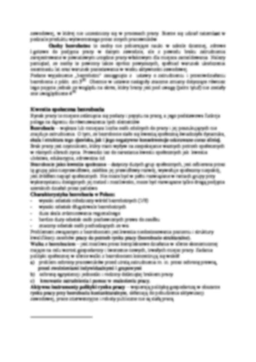 Bezrobocie i kwestia społeczna bezrobocia - wykład. - strona 2