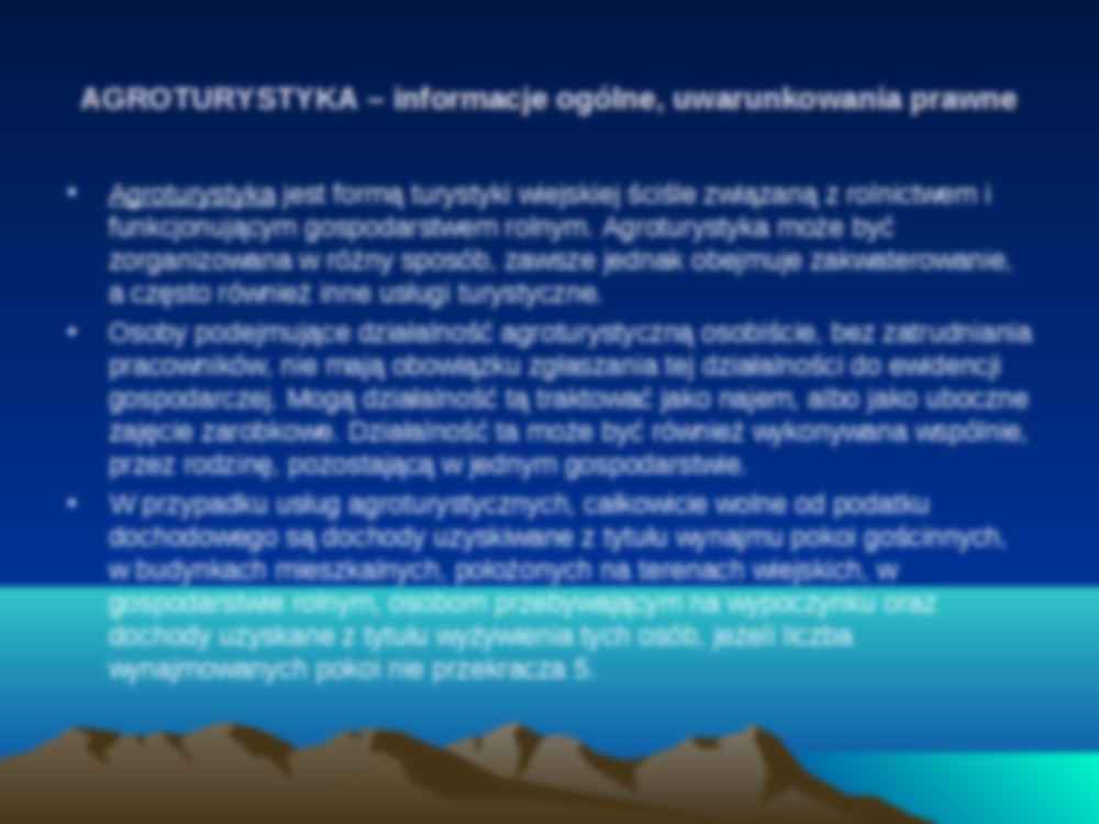 Pojecie doradztwa w agroturystyce - prezentacja. - strona 2