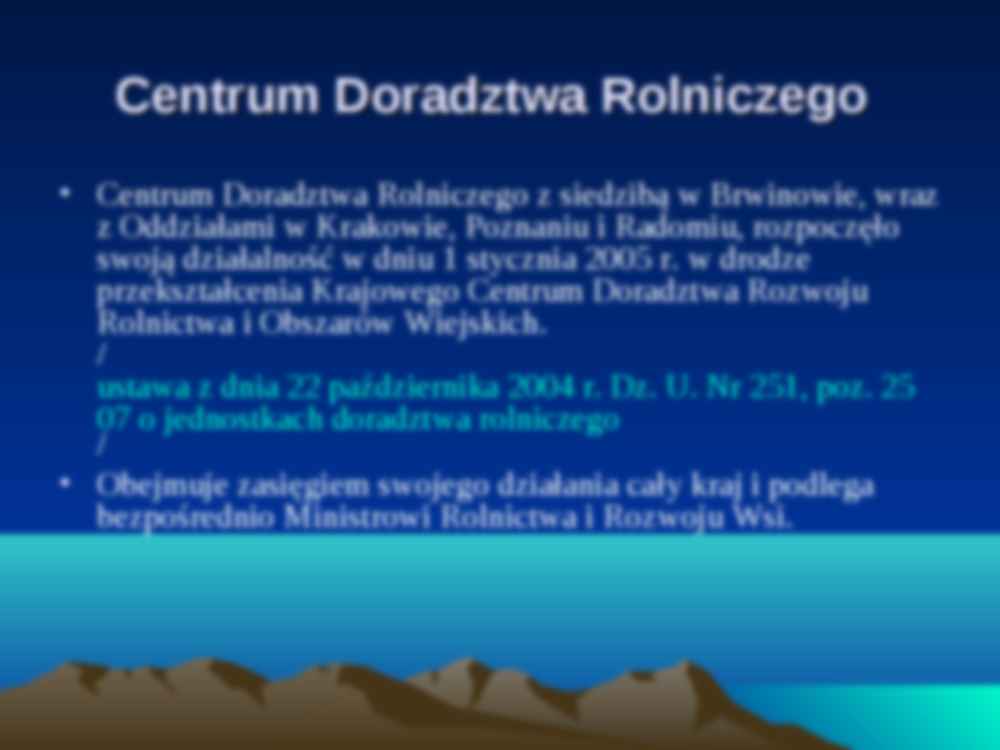 Pojecie doradztwa w agroturystyce - prezentacja. - strona 3