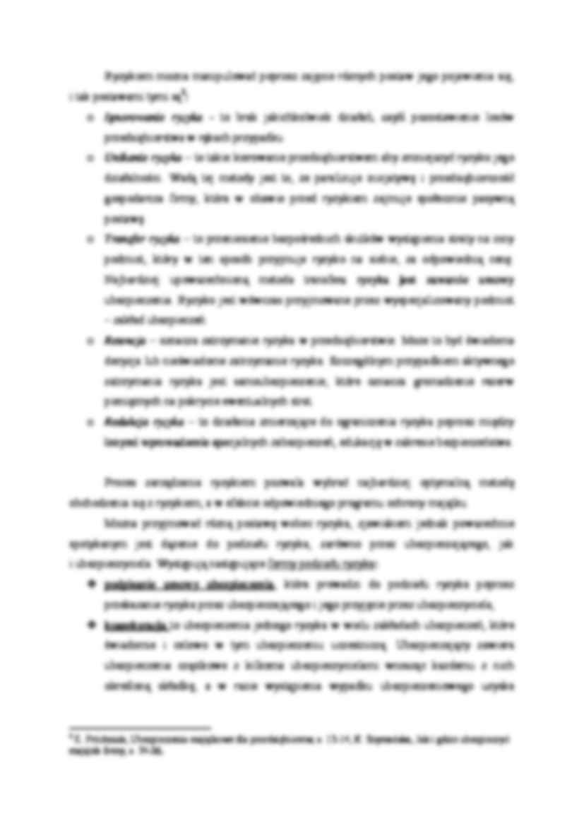 Pojęcie zarządzania ryzykiem - wykład. - strona 2