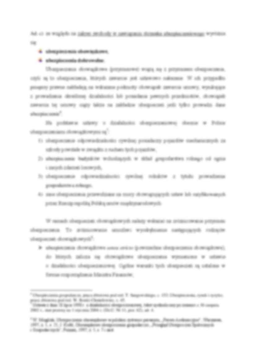 Ubezpieczenia majątkowe - wykład. - strona 3