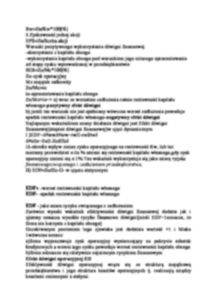 Kapitał obcy i własny - wykład. - strona 2