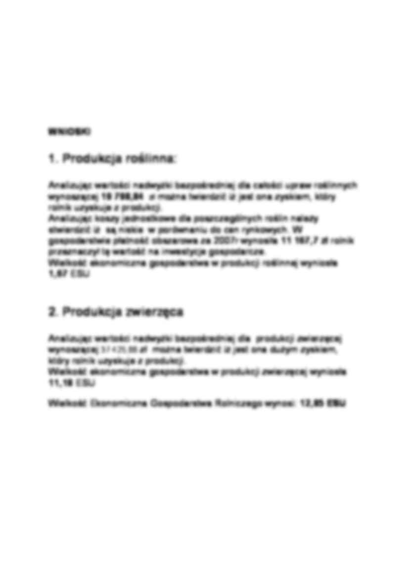 Wielkość ekonomiczna gospodarstwa rolniczego -  dane statystyczne. - strona 2
