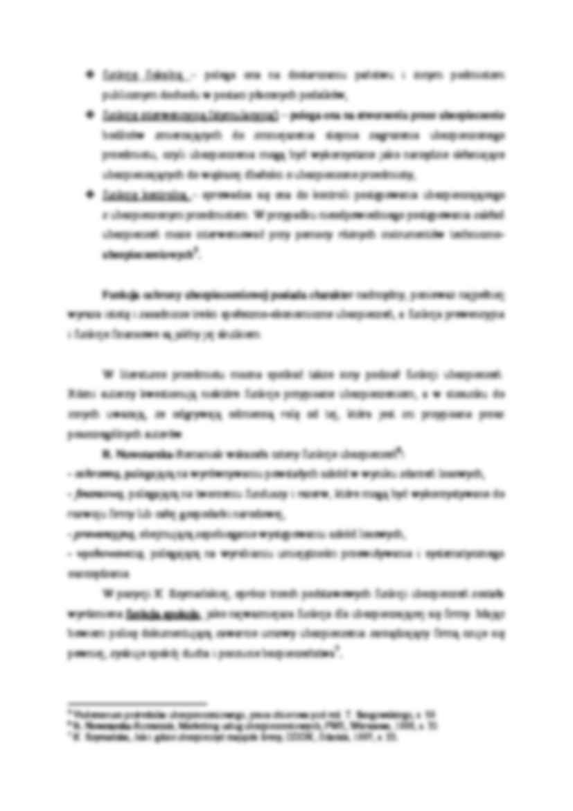Zadania, funkcje i zasady ubezpieczeń - wykład. - strona 3