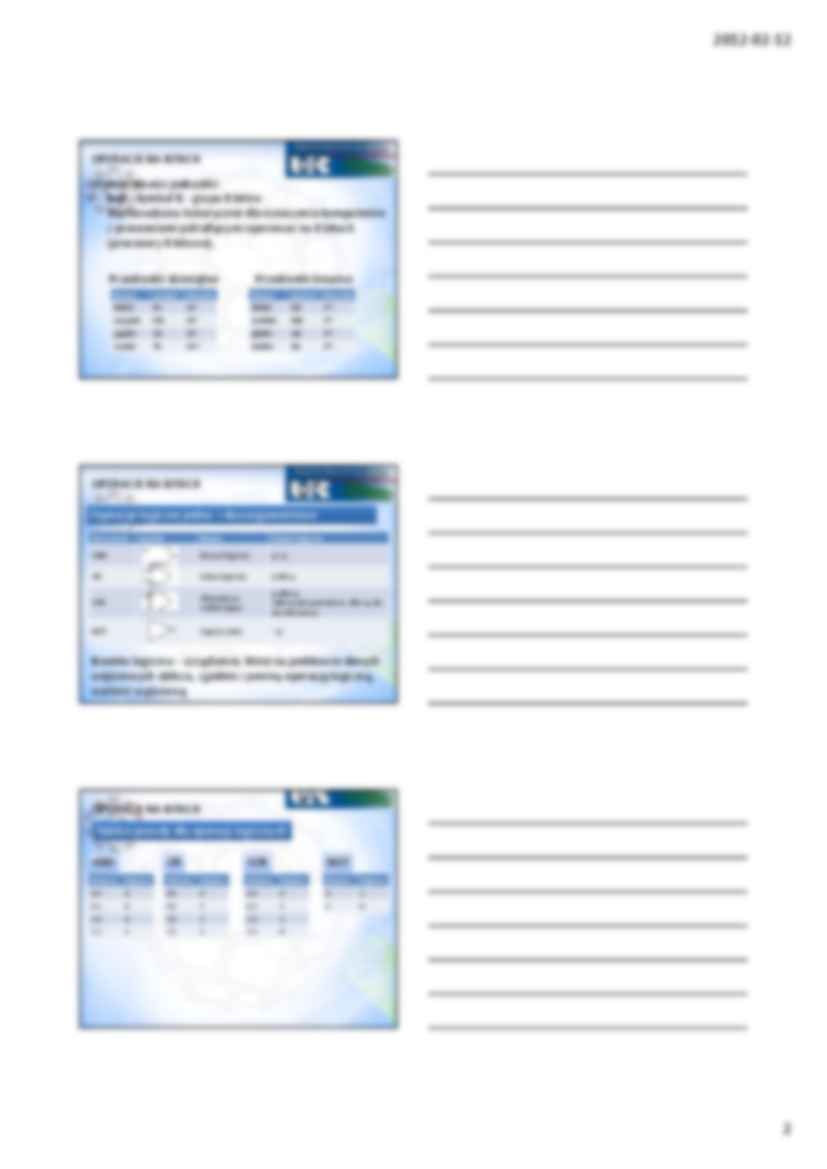 Operacje na bitach - wykład. - strona 2