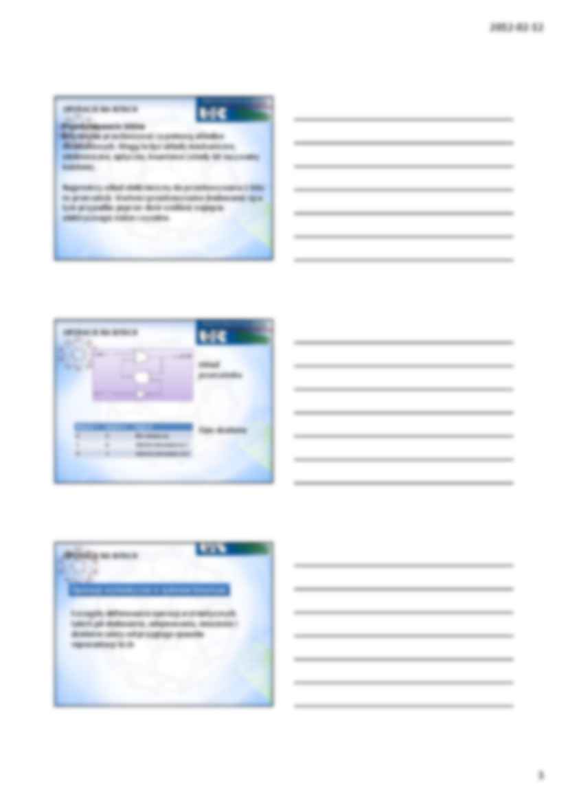 Operacje na bitach - wykład. - strona 3