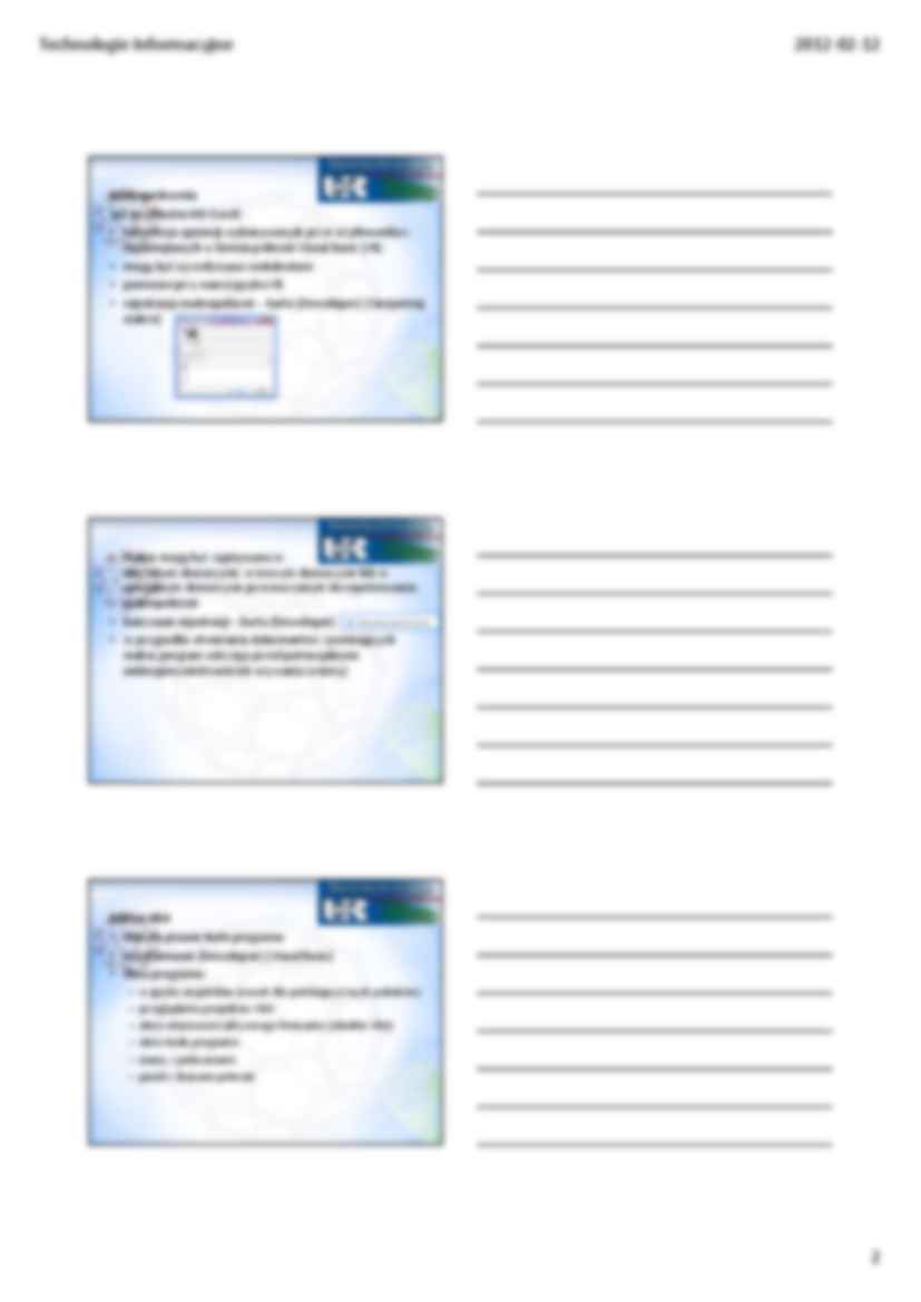 Programowanie w Microsoft Office - wykład. - strona 2