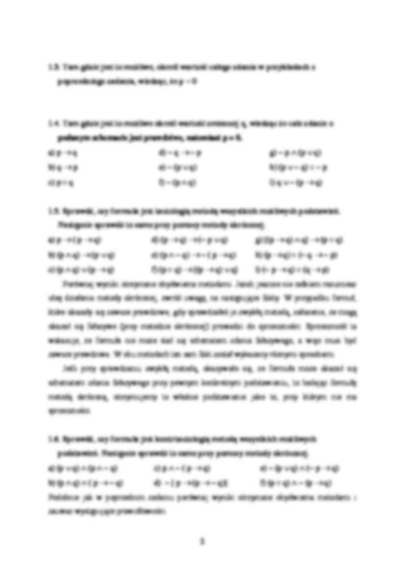 Opracowane zadania z logiki. - strona 2