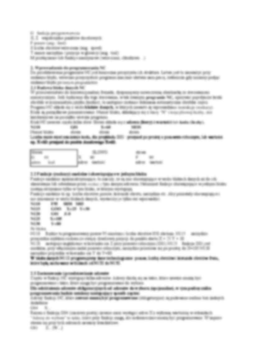 Obróbka części - wykład. - strona 2