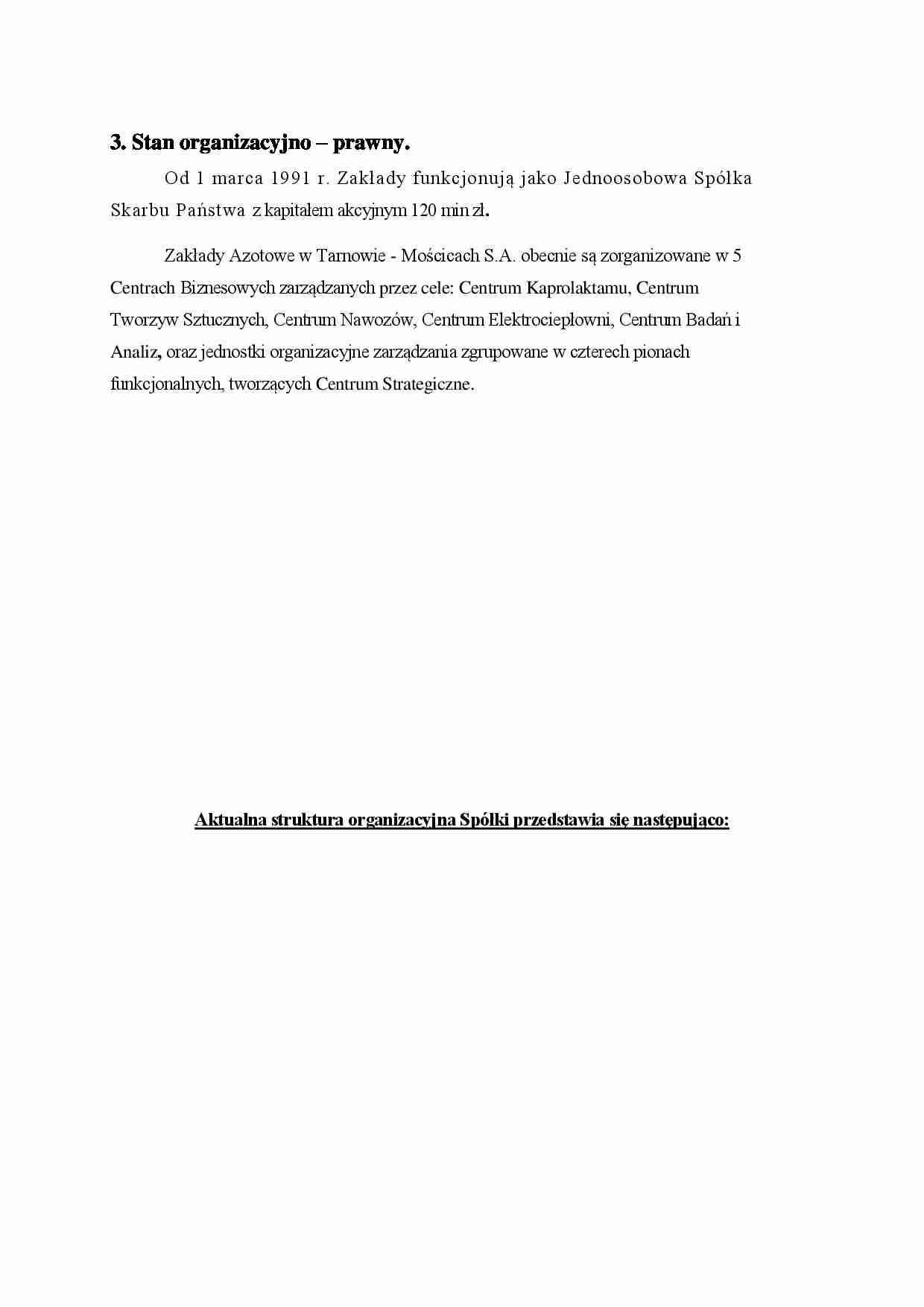 Struktura organizacyjna spółki - wykład. - strona 1