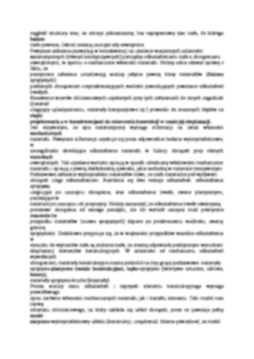Wytrzymałość konstrukcji - wykład - strona 2