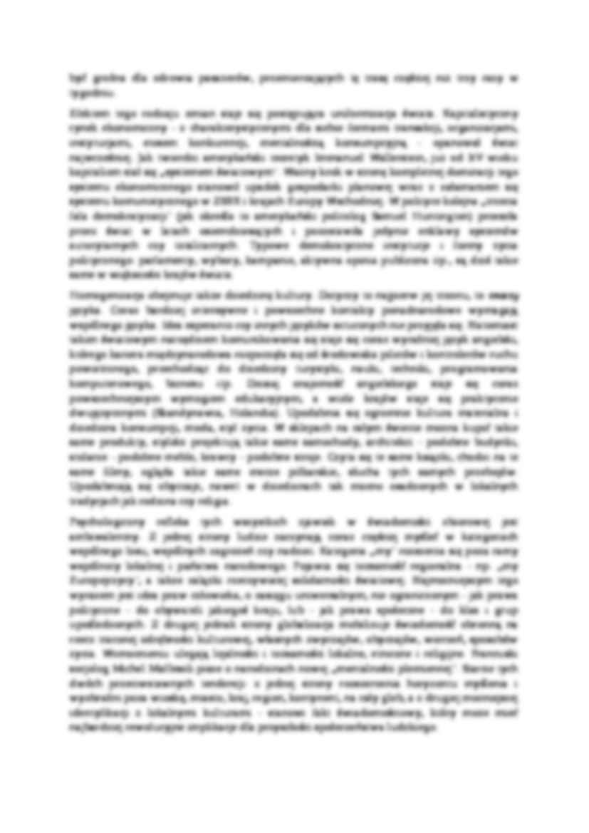 Wykład z socjologii - globalizacja - strona 3