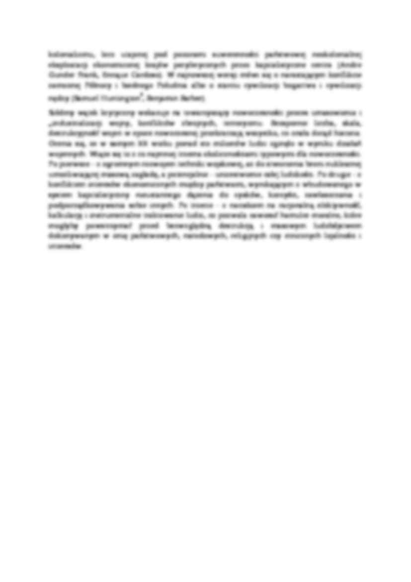 Krytyka nowoczesności - socjologia - strona 3